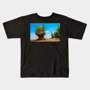 Hopewell Rocks, New Brunswick Canada Kids T-Shirt